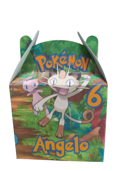 Scatoline Pokemon personalizzate festa compleanno a tema